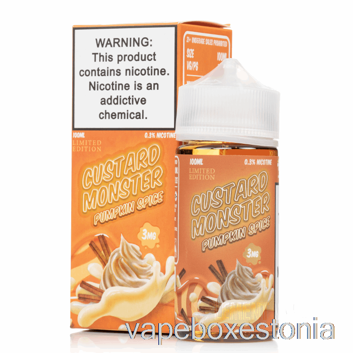 Vape Box Estonia Kõrvitsa Vürts - Vanillikaste Monster - 100ml 6mg